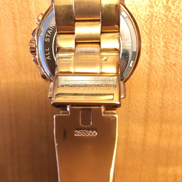 Michael Kors Rose Gold Swarovski Crystals Watch - Picture 5 of 6